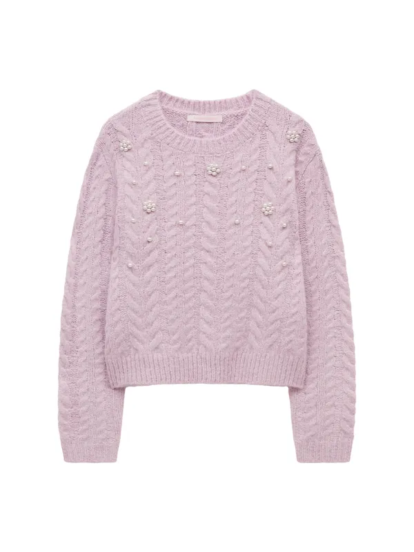PEARL POINT PULLOVER (PINK)