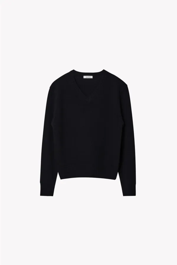 Rodin V neck Knit (Black)