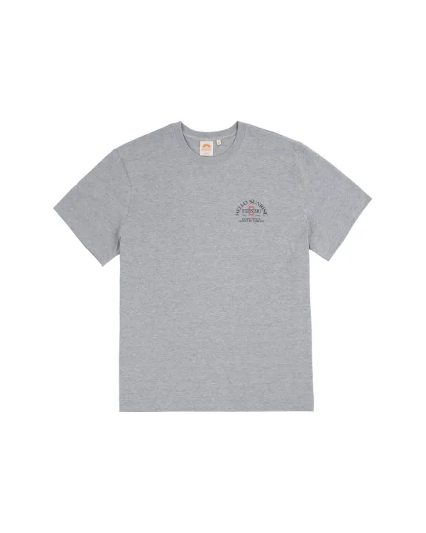 HAWAII Arch Logo Tee_8% Melange Gray