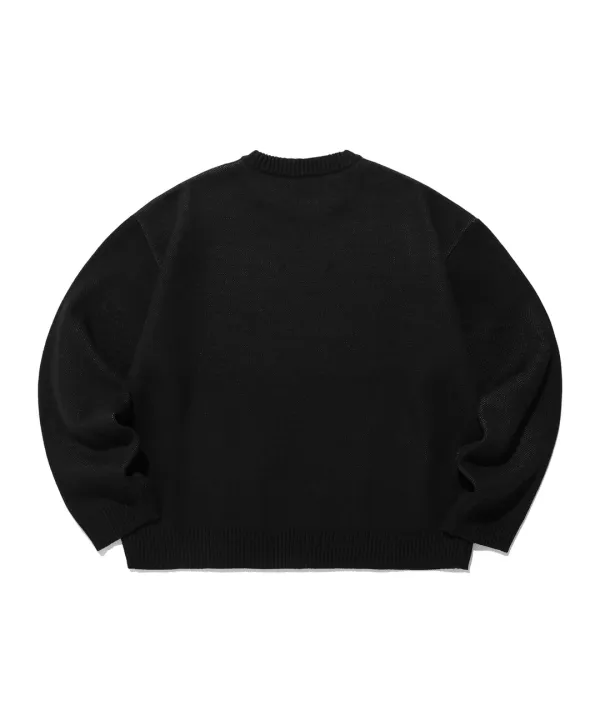 tornado logo knit[black]