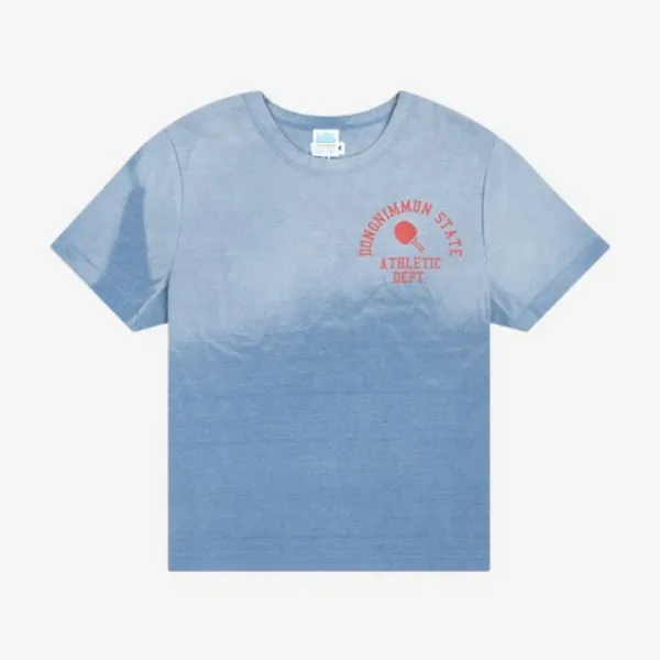 1/2 Authentic Table Tennis Crew Tee (Light Indigo)