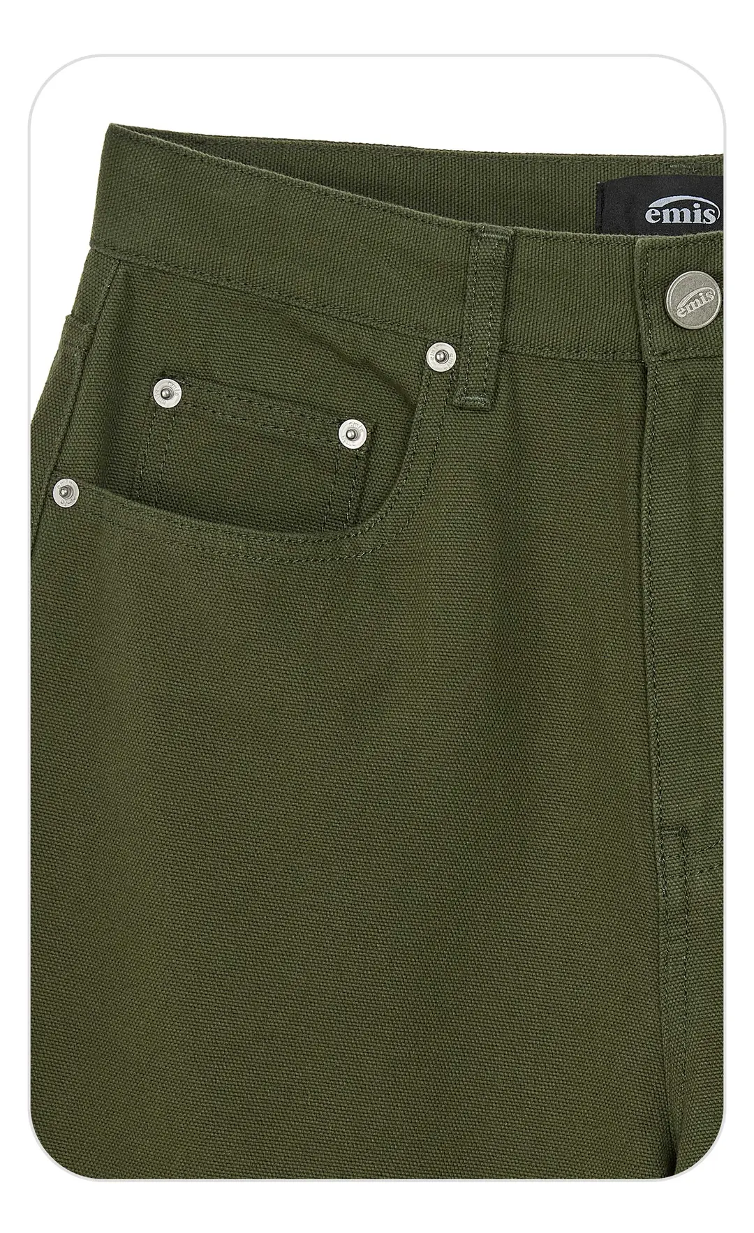이미스 OXFORD JEANS-KHAKI 상품 이미지 3