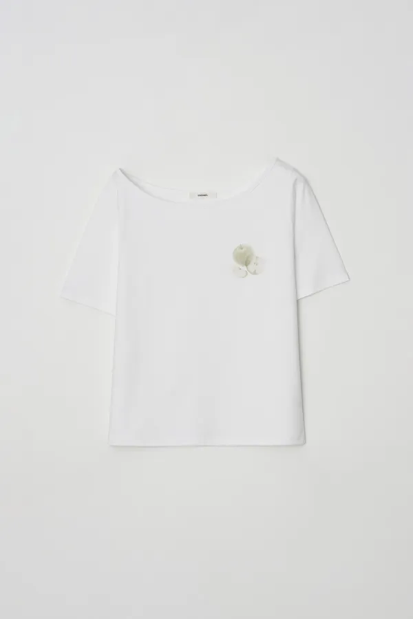 [5th reorder] pomme one-shoulder tee