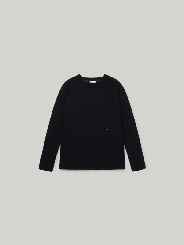 Lisse Raglan Knit - Black리스 래글런 니트