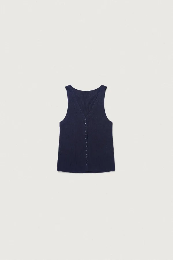 VIA SLEEVELESS KNIT
