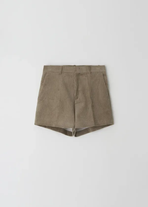 Corduroy mini pants