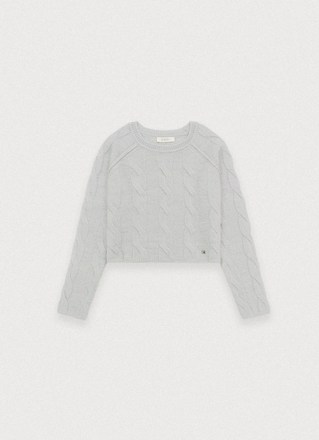 포에토 Apple kid mohair twist knit - snow blue 상품 이미지 1