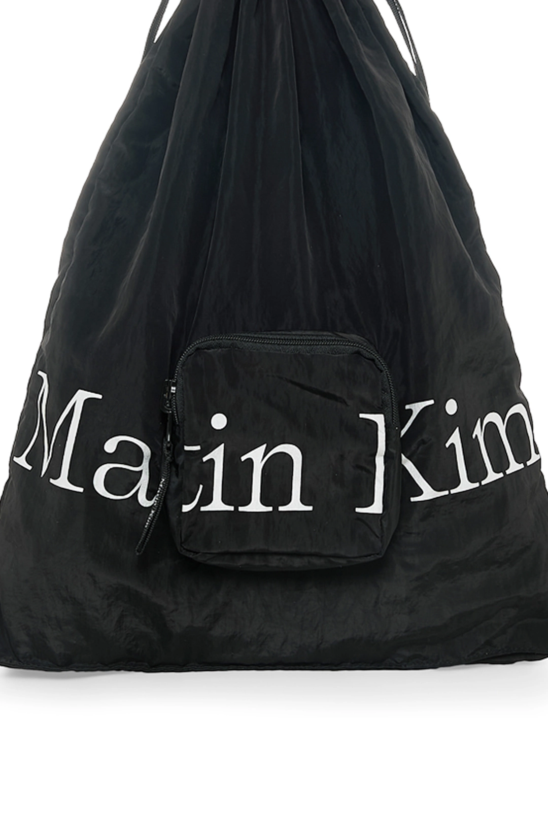 마뗑킴 PACKABLE STRING BAG IN BLACK 상품 이미지 2