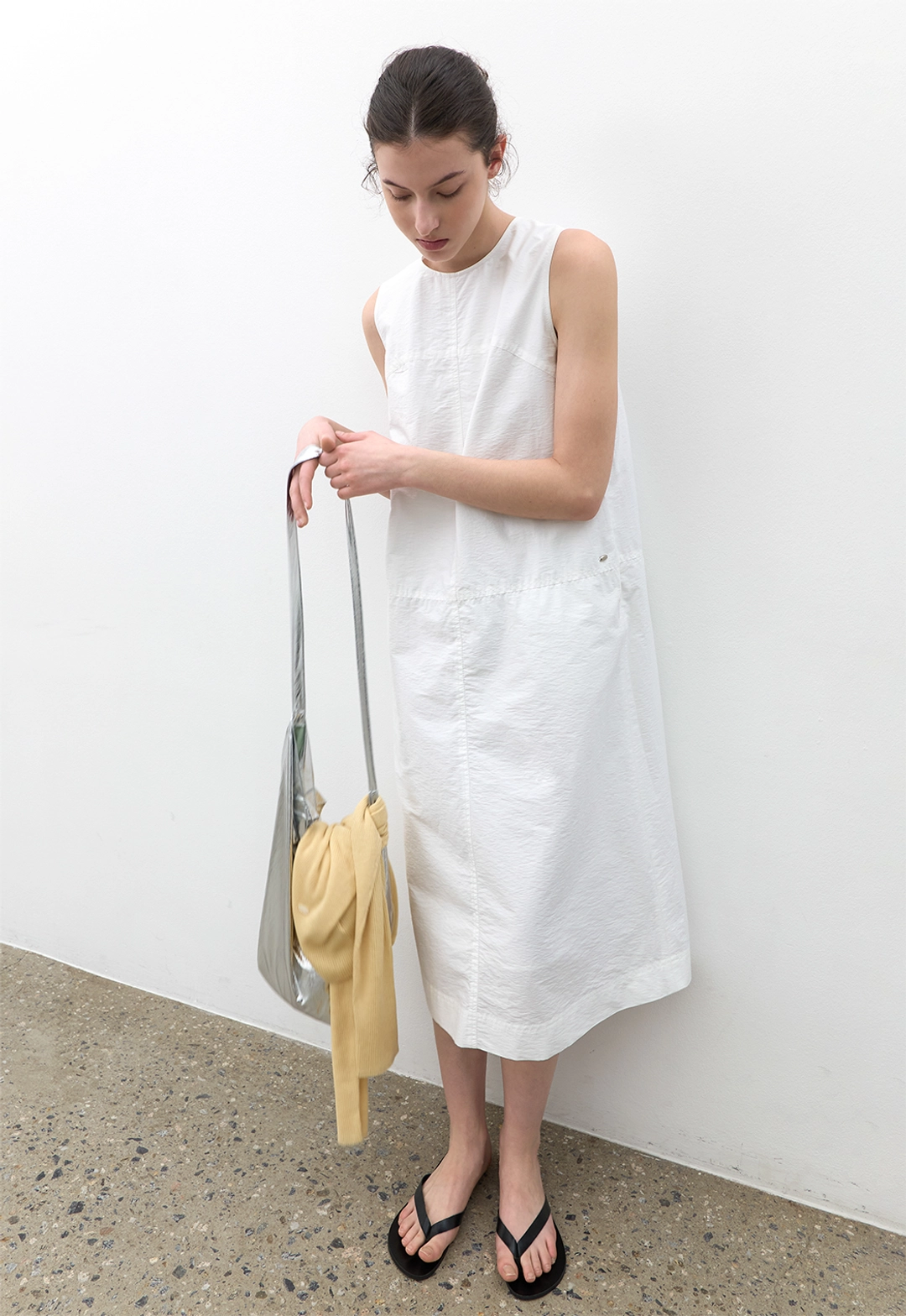 아뜰리에 나인 (OP-6334)COTTON HALTERNECK SEMI-A 상품 이미지 3