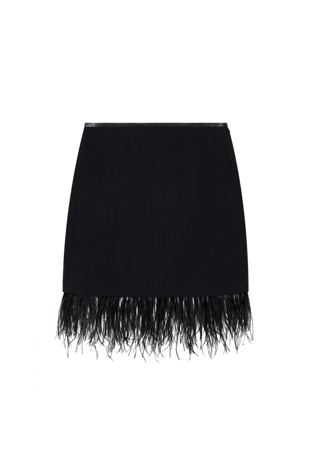 투머치택스 FEATHER MIDI SKIRT 상품 이미지 1