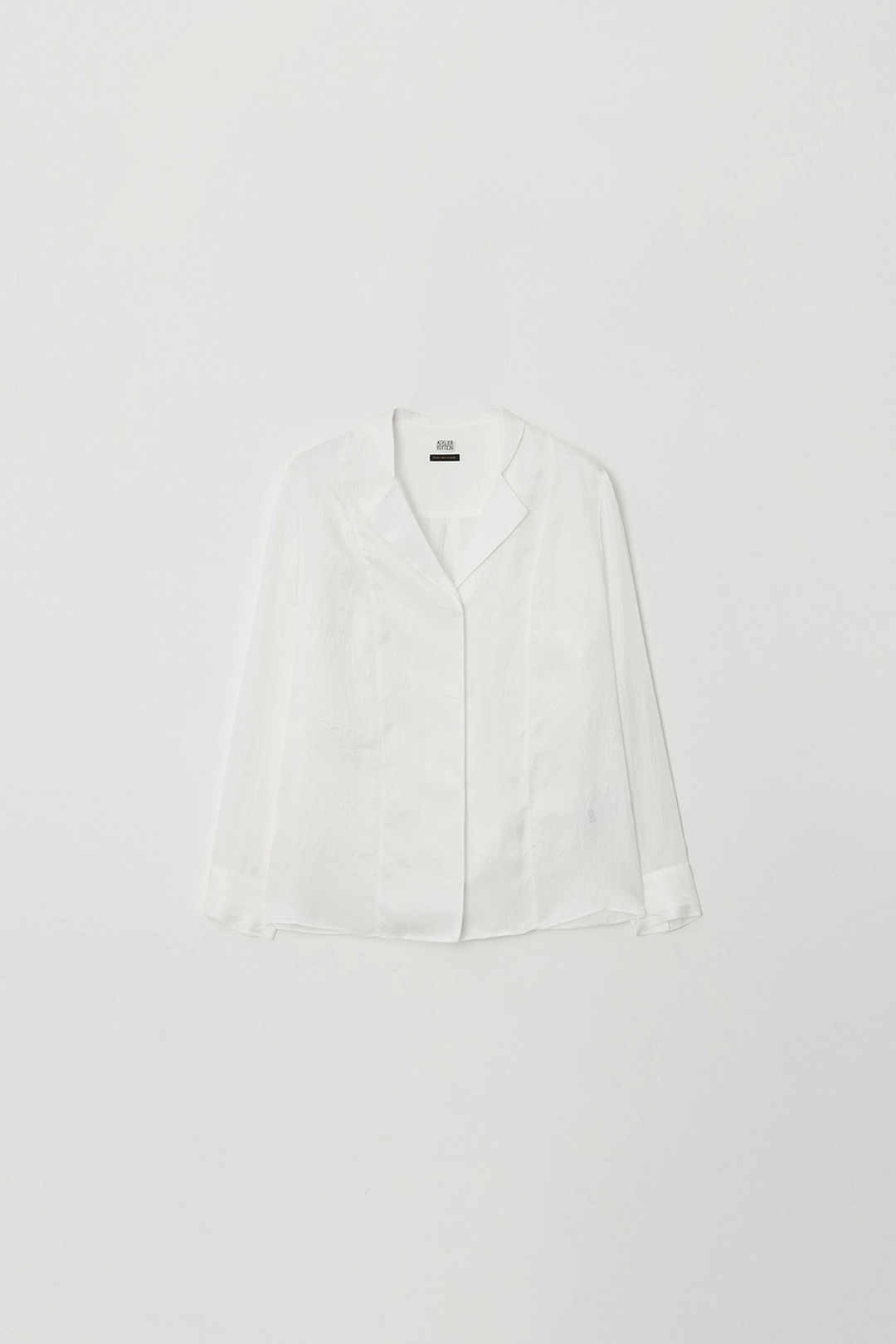 아뜰리에에디션 Tailored Collar Hidden Shirt (Ivory) 상품 이미지 1