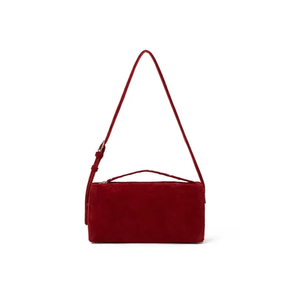 VELVA STUD BRICK BAG / RED