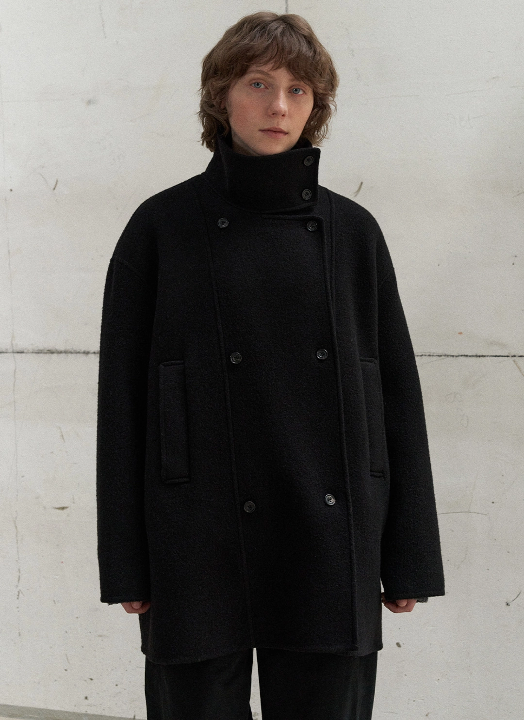 르닐 [9/18 예약발송] Alfredo Handmade Coat (Black) 상품 이미지 2