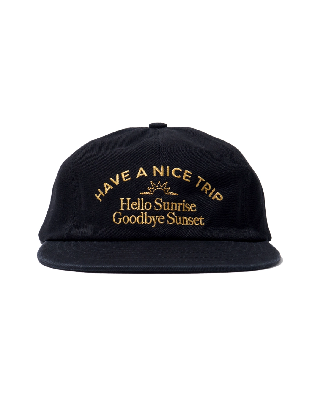 헬로선라이즈 Washed Typo Arch Logo 6panel Cap_Black 상품 이미지 2