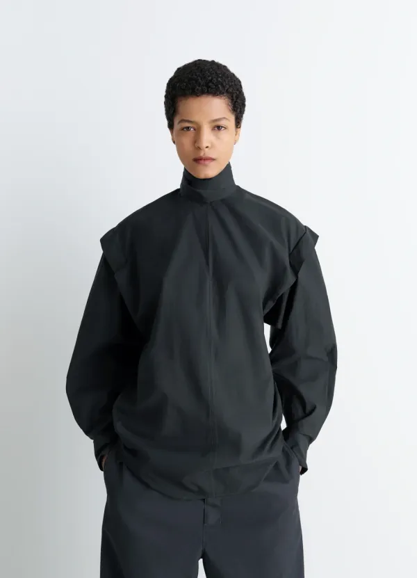 ASCOT BLOUSE WASHED COTTON SILK