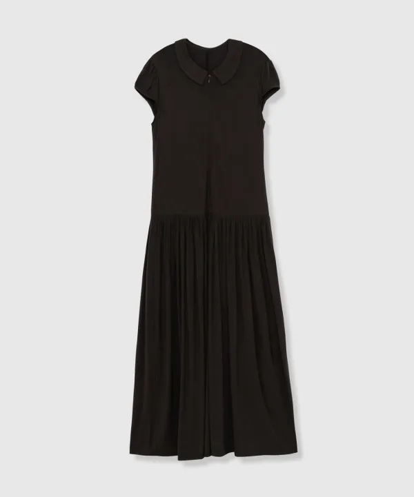 Soft line dress (Brown)