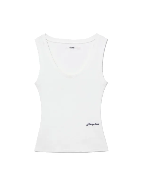 ROCKY WAFFLE SLEEVELESS TOP 2.0 (WHITE)