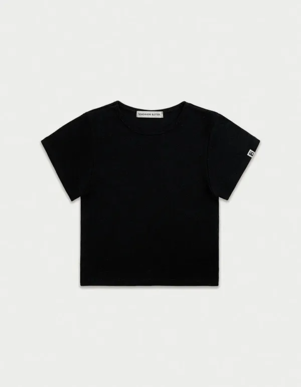 Essential clean top - black