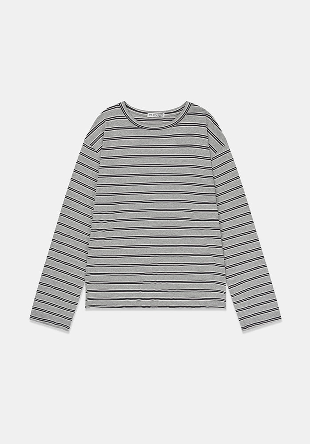 이브세이지 Stripe long sleeve (Grey) 상품 이미지 1