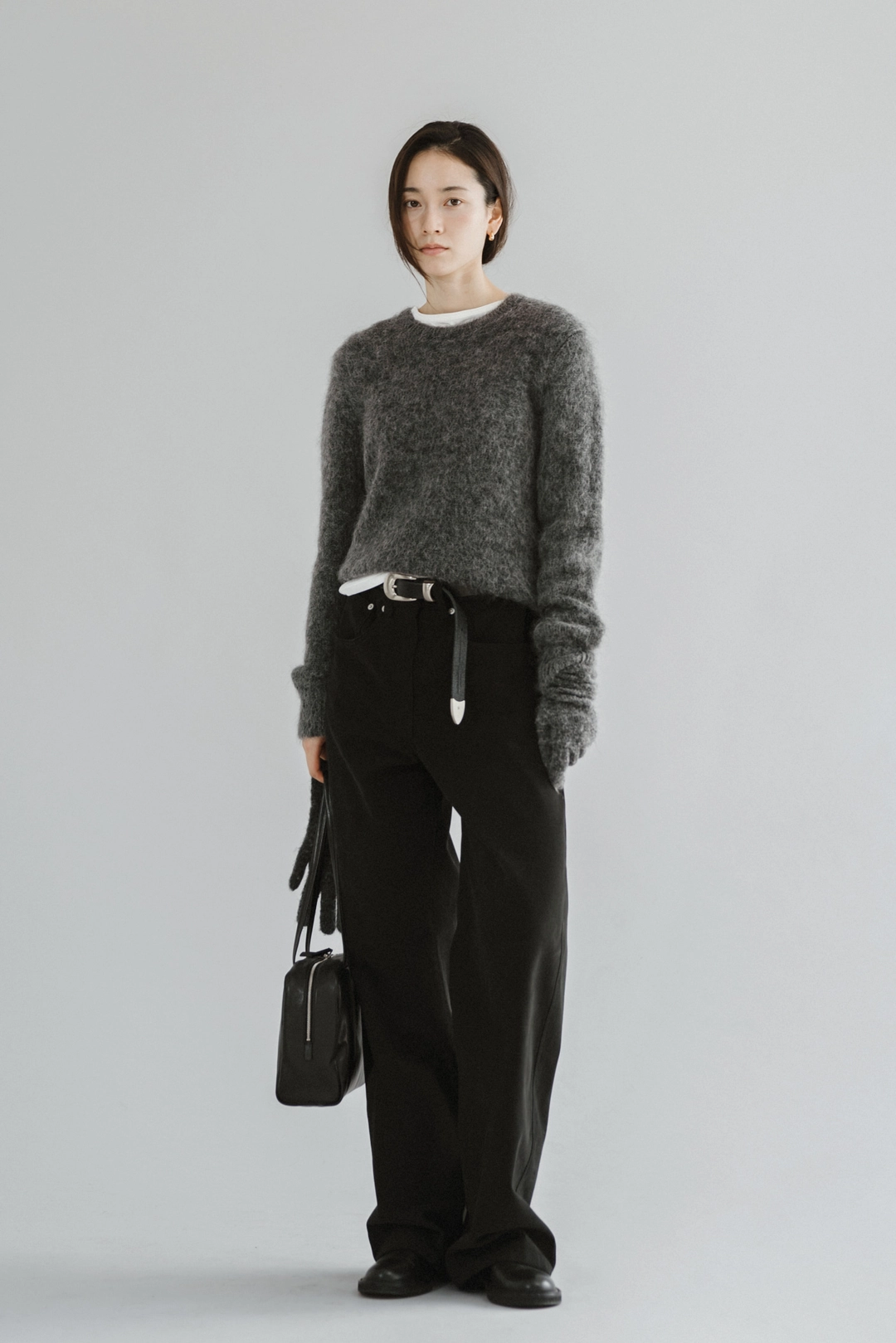 스앨더 31669_Kid Mohair wool blend crewneck 상품 이미지 2