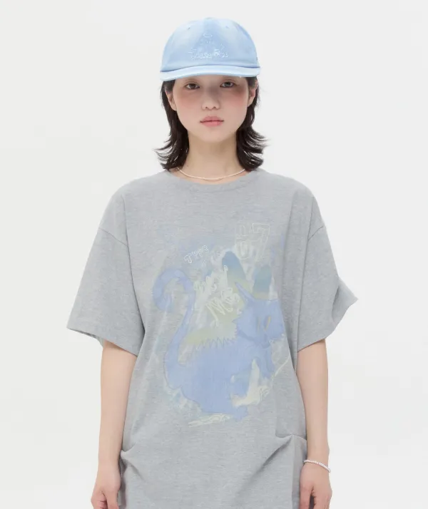 [7차] New Me Ruched Top [Gray]