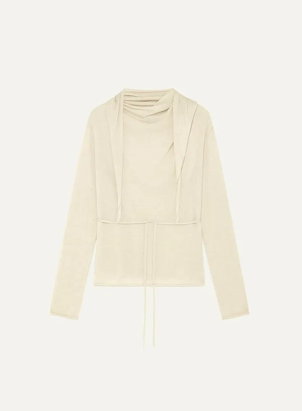 Scarf Pullover Ivory