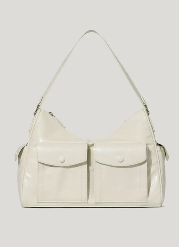 몬드 호보백 Mond Hobo Bag_Ivory