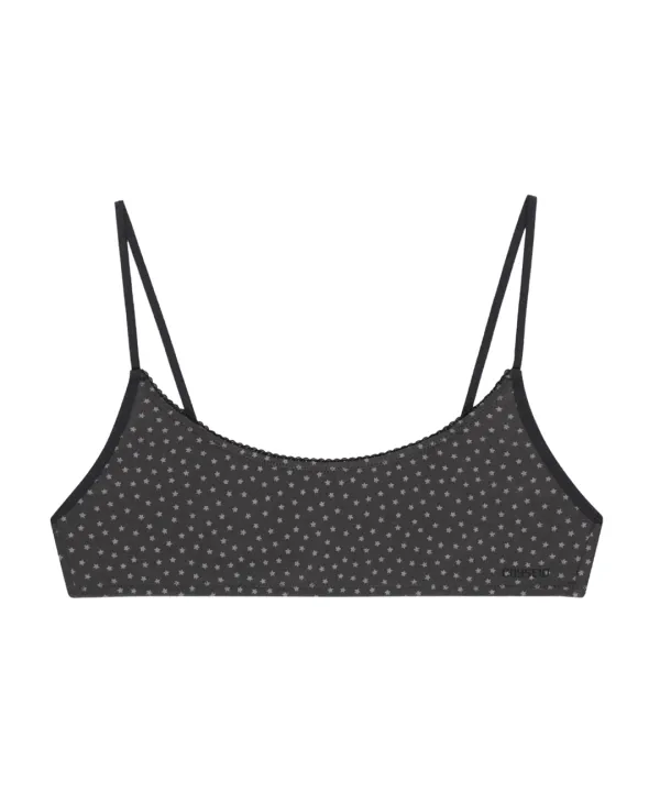 STAR SOFT BRALETTE CHARCOAL