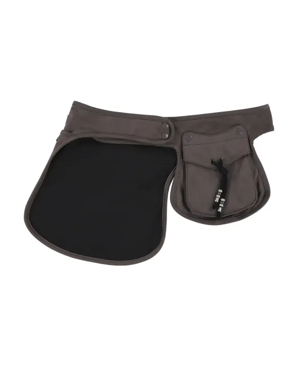 SUEDE BELT BAG BROWN