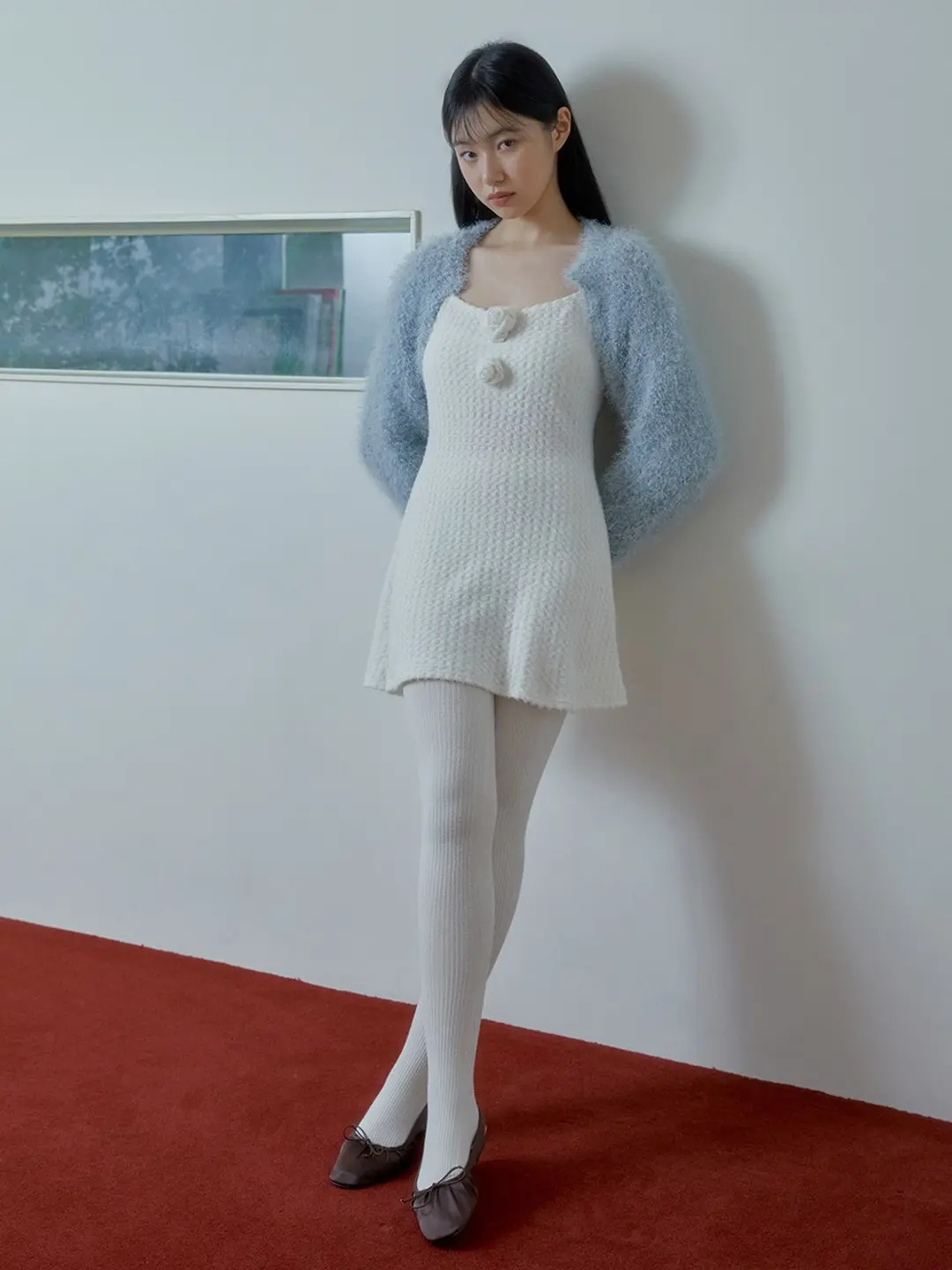 마가린핑거스 ROSY KNIT ONE-PIECE (CREAM) 상품 이미지 2