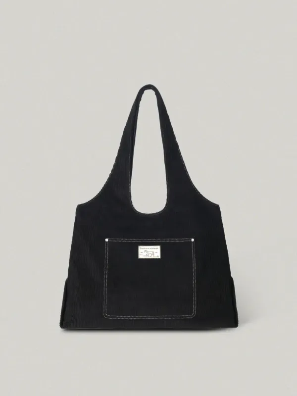 Folly Shoulder Bag Black - Corduroy폴리 숄더백 - 코듀로이