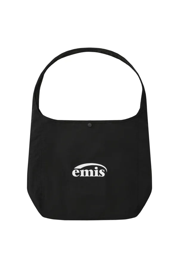 NYLON SHOULDER BAG-BLACK
