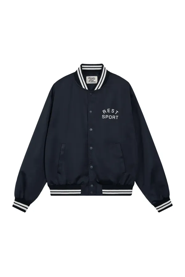 RS BOMBER JACKET - NAVY