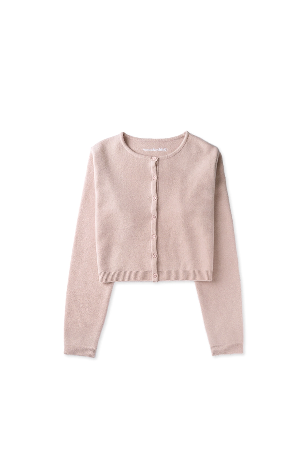 위드아웃썸머 Basic round cardigan_pink 상품 이미지 1