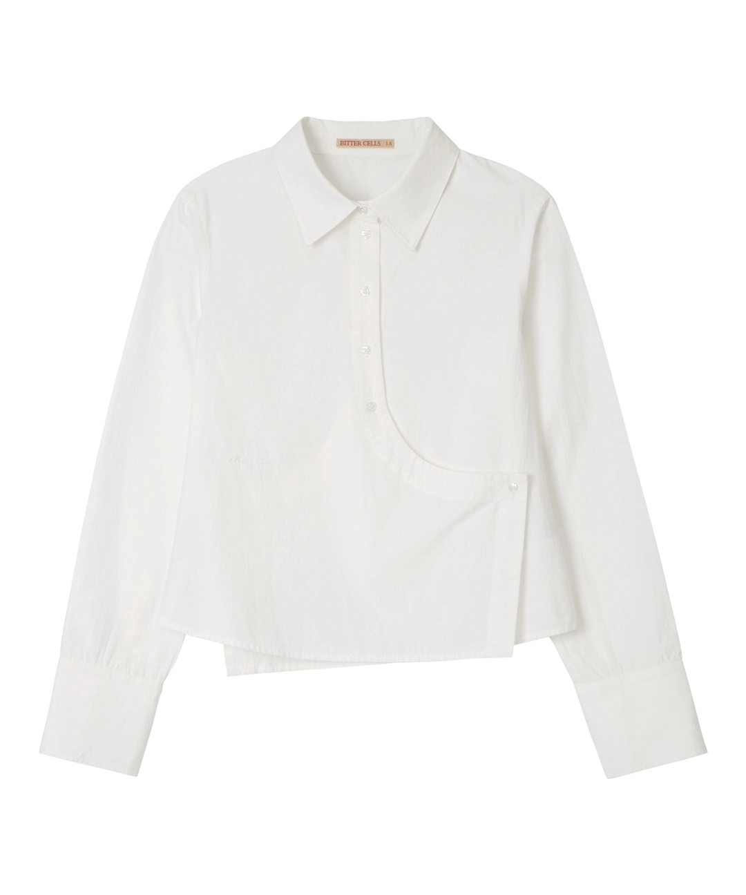비터셀즈 Twist Crop Shirt-Ivory 상품 이미지 1