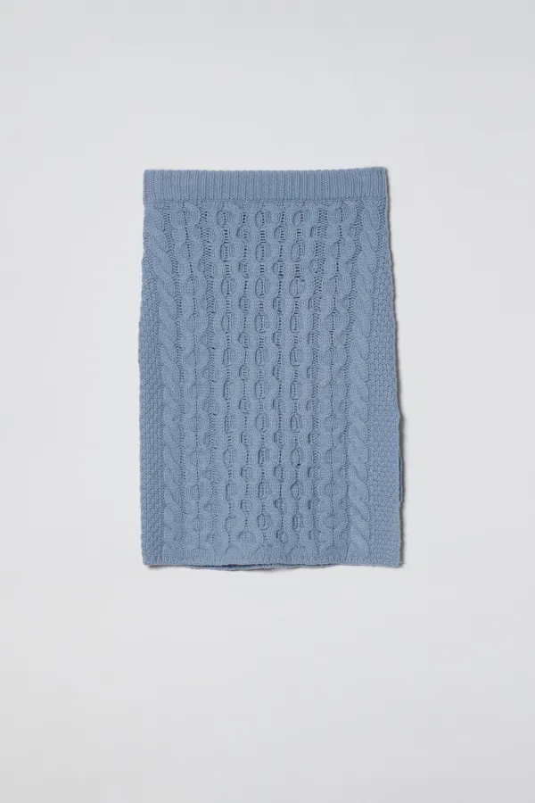 FISHER SLIT SKIRT [BLUE]