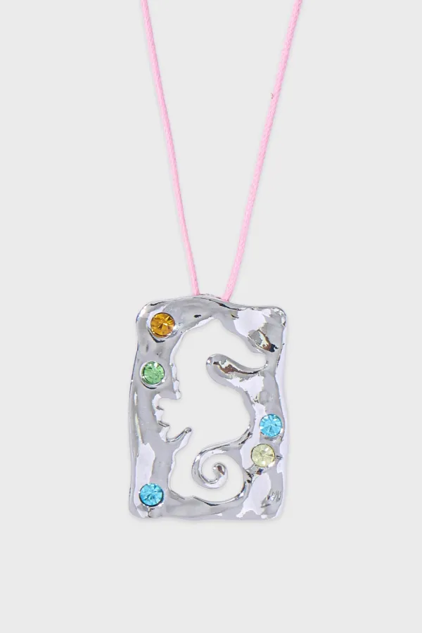 Seahorse Necklace (Silver)