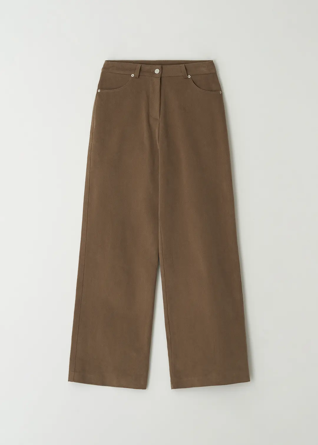 더라이 [1차] Twill Cotton Straight Pants(Beige) 상품 이미지 1