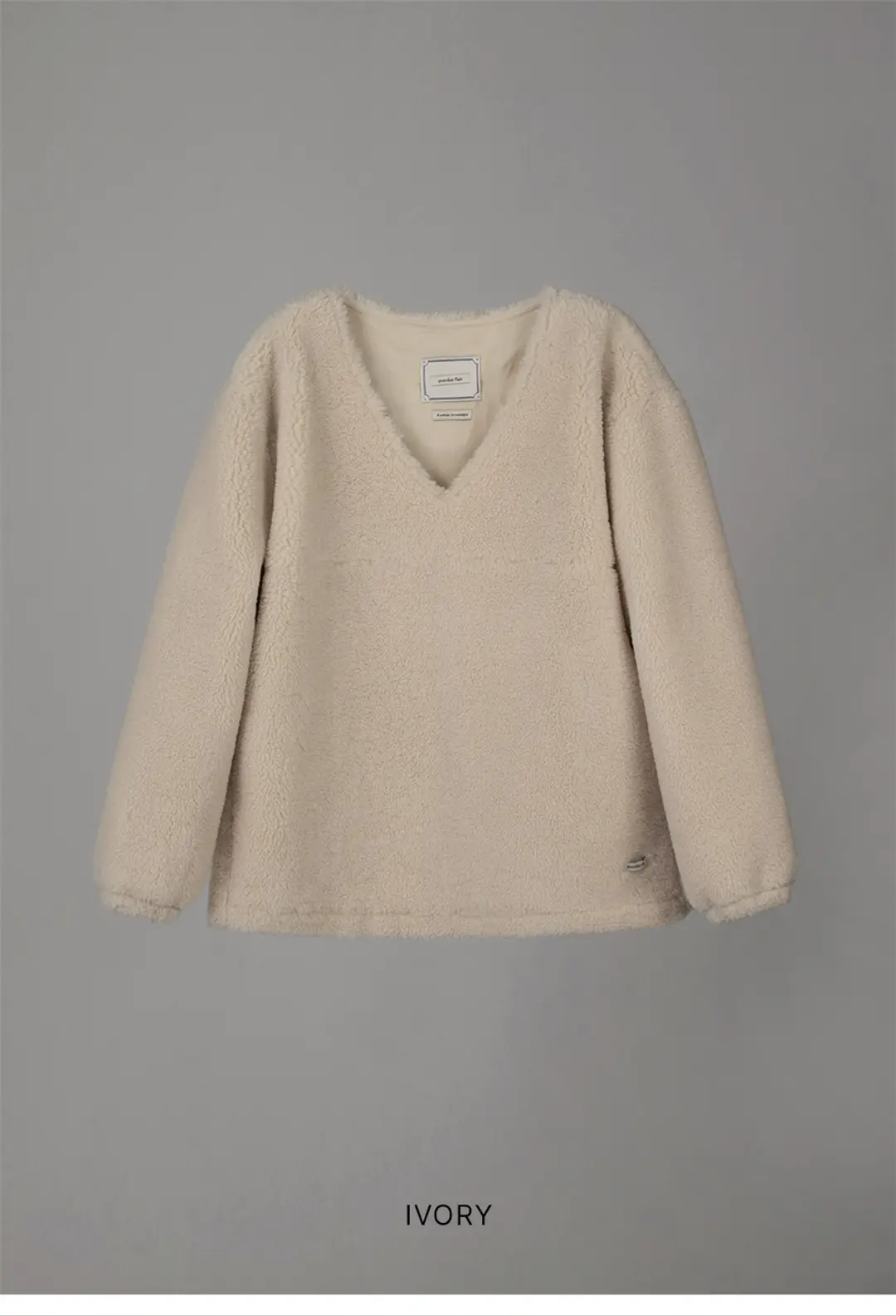 오버듀플레어 FLEECE V NECK MTM 상품 이미지 3