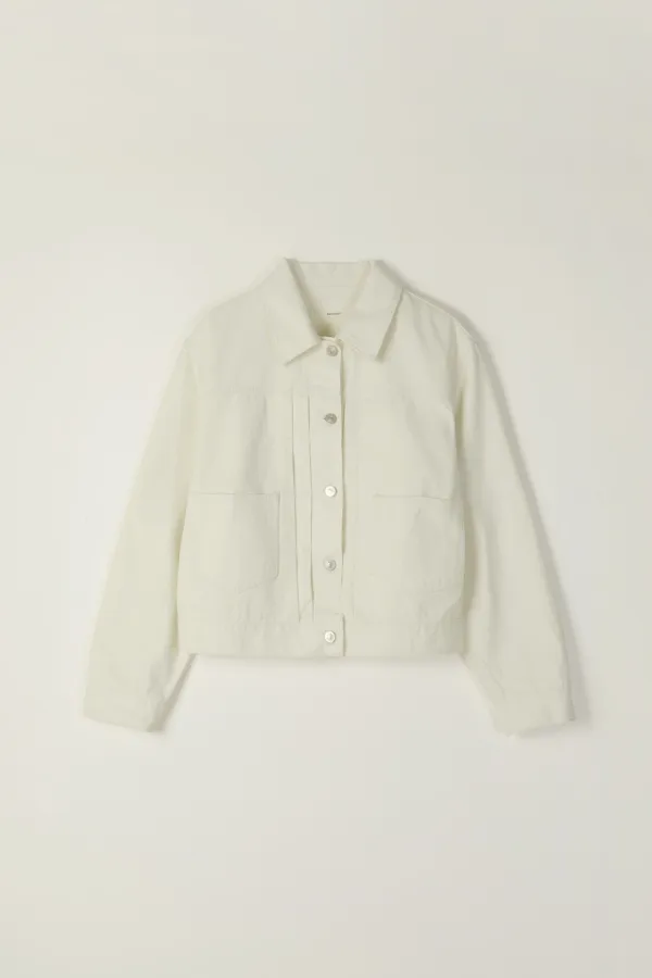 BELLAMY DENIM JACKET_CREAM