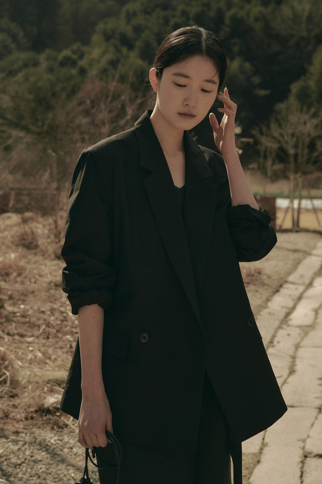 세이지먼트 COLTER DOUBLE-BREASTED JACKET_BLACK 상품 이미지 2