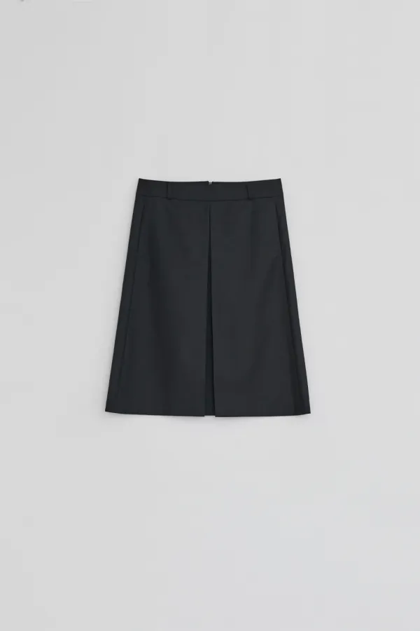 LOW RISE MIDI SKIRT