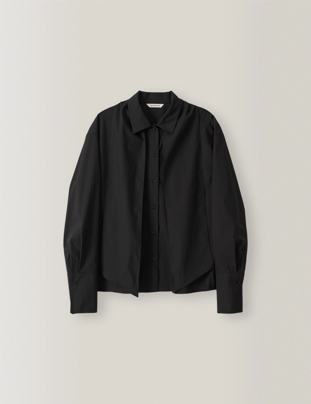 노미나떼 Rosy Ribbon Blouse (Black) 상품 이미지 3