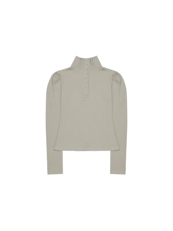ALICE BUTTON TOP PISTACHIO