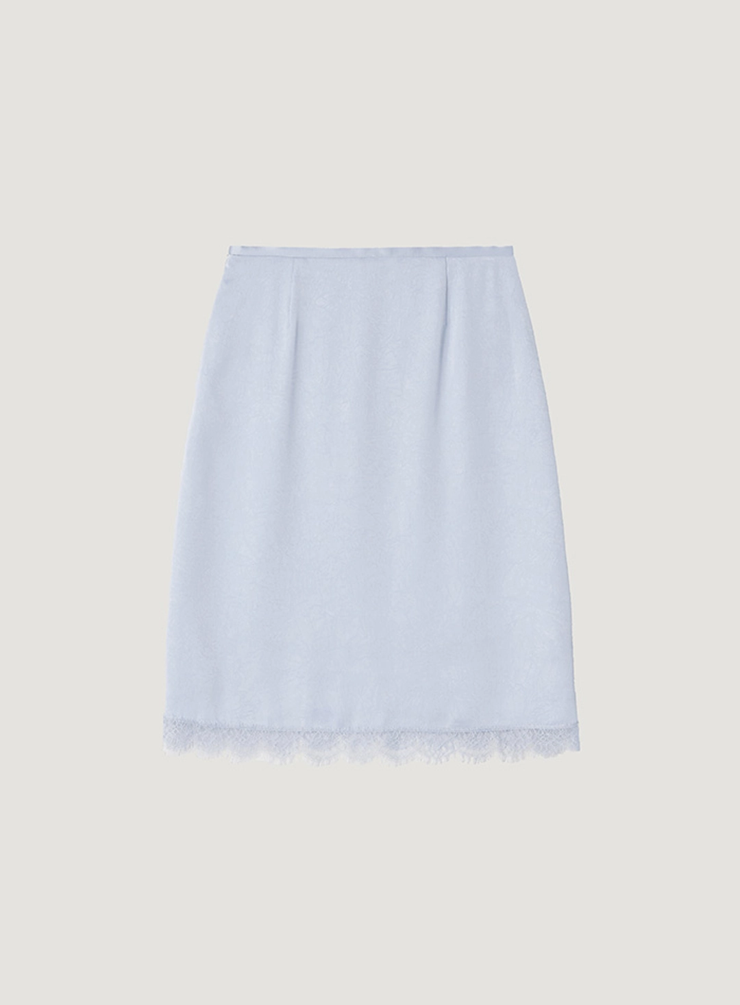 망고매니플리즈 AILE SATIN LACE SKIRT_LIGHT BLUE 상품 이미지 1