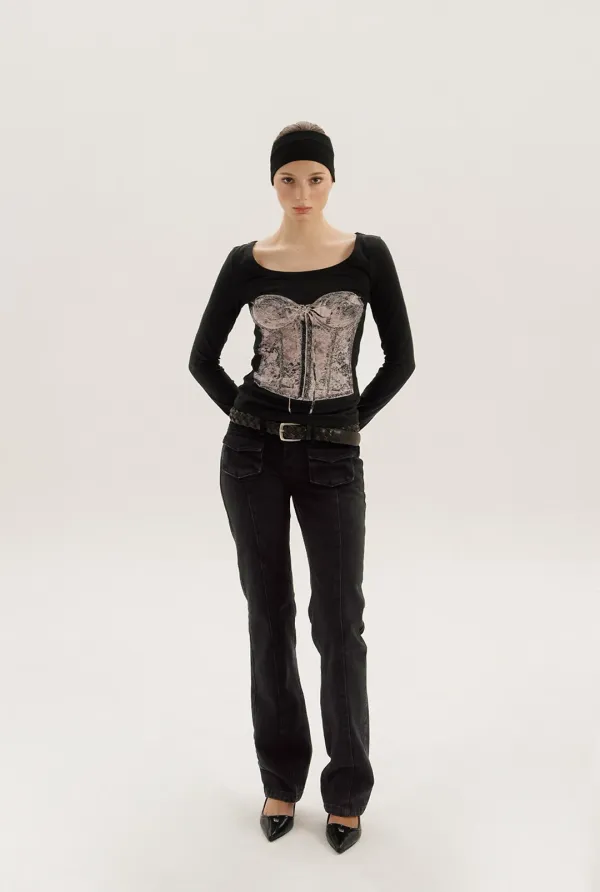 Alma black jeans