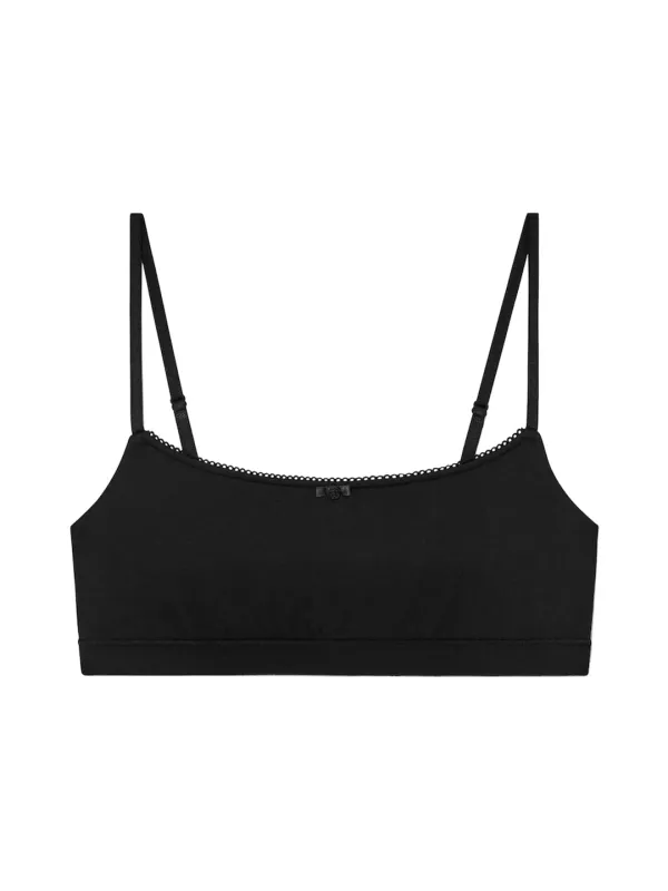 MELLOW SCOOP BRA (BLACK)