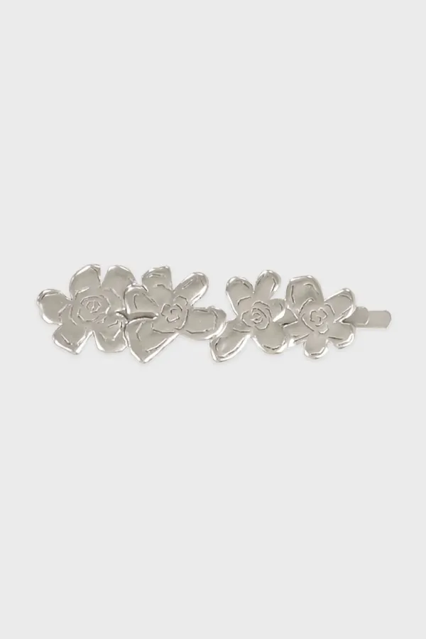 Gathered Petals Hairpin (Silver)