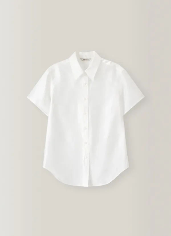 Mare See-Through Half Shirts (White)