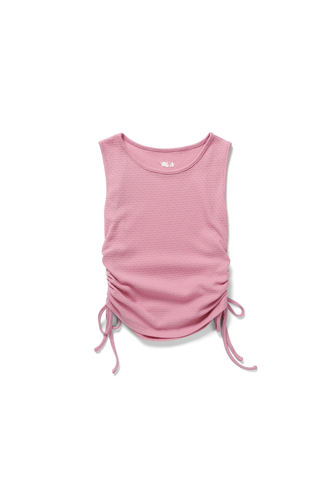 위드아웃썸머 Shirring sleeveless top_pink 상품 이미지 1